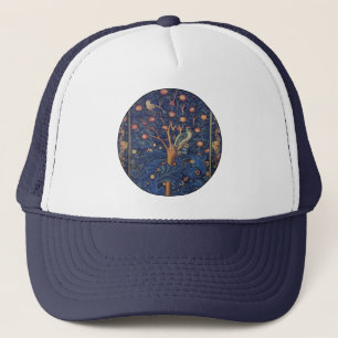 William Morris Woodpecker Tapestry Arts & Crafts Trucker Hat