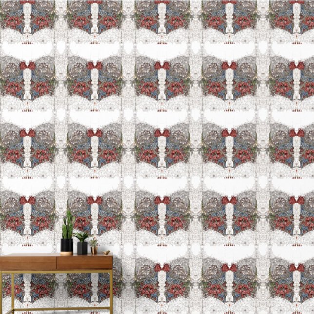William morris wreath floral textile art wallpaper (Creator Uploaded)