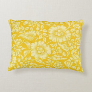 William Morris - Yellow Mallow Decorative Pillow