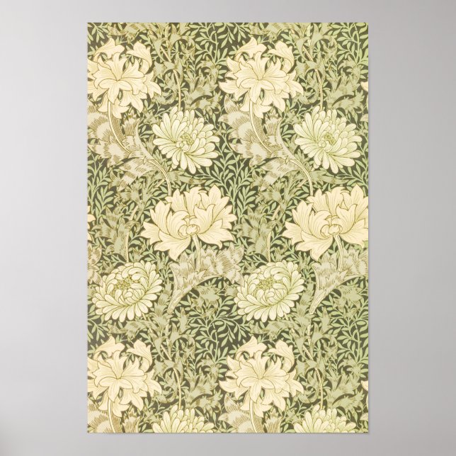 William Morris's Chrysanthemum Poster (Front)