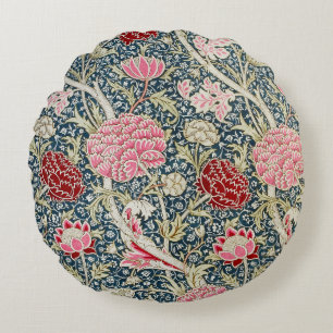 William Morris's Cray (1884–1917) Round Pillow