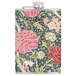 William Morris's Cray famous pattern Hip Flask
