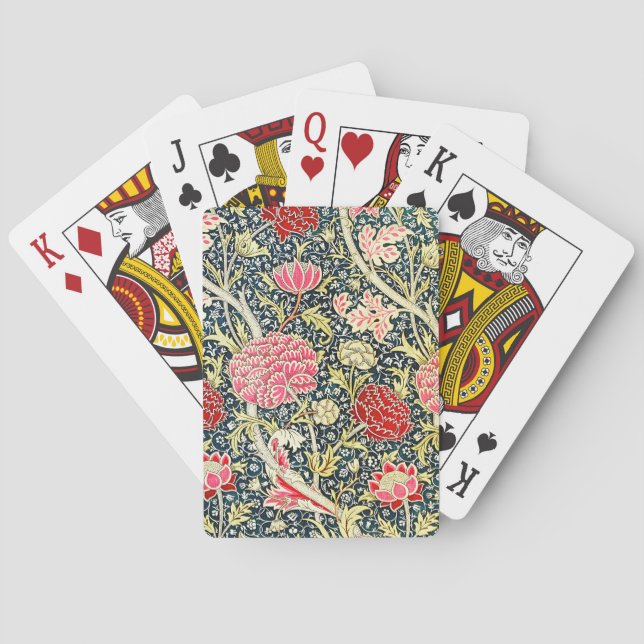 William Morris's Cray famous pattern Playing Cards (Back)
