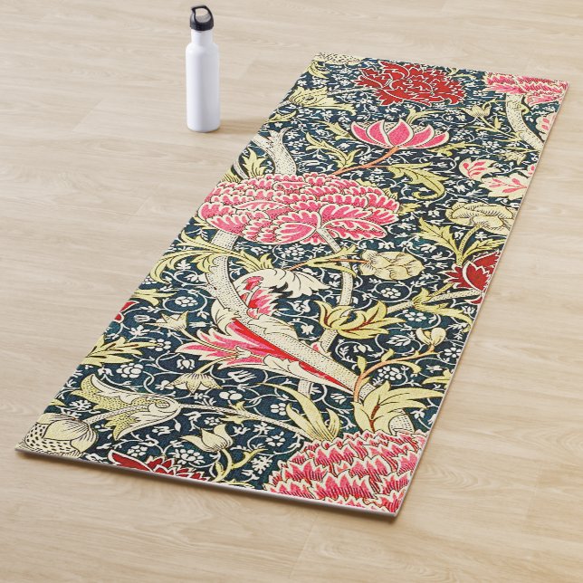 William Morris's Cray famous pattern Yoga Mat (In Situ)