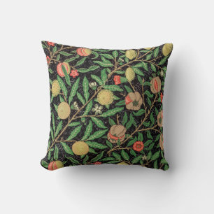 William Morris's Fruit pattern (1862) Throw Pillow
