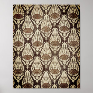 William Morris's Furnishing fabric famous Poster