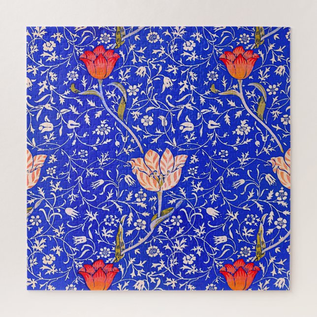 William Morris's Medway famous pattern  Jigsaw Puzzle (Vertical)