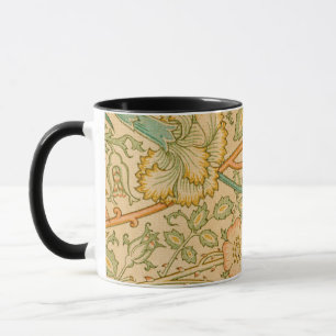 William Morris's Pink and Rose famous pattern  Mug