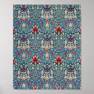William Morris's Snakeshead famous pattern Poster