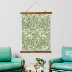 William Morris's Tulip famous pattern Hanging Tapestry