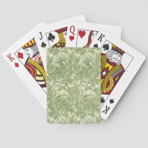 William Morris's Tulip famous pattern Playing Cards