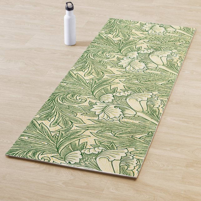 William Morris's Tulip famous pattern  Yoga Mat (In Situ)
