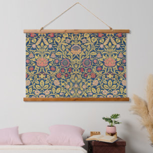 William Morris's Violet and Columbine famous Hanging Tapestry