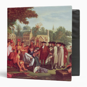 William Penn's Treaty with the Indians in 1683 Binder