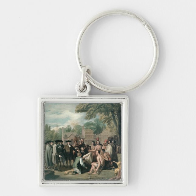 William Penn's Treaty with the Indians in Keychain (Front)