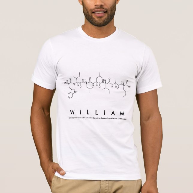 William peptide name shirt (Front)