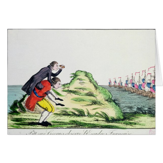 William Pitt Observing the French Squadron (Front Horizontal)