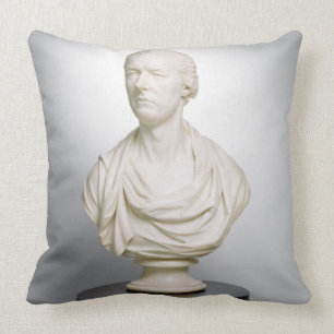 William Pitt the Younger (1759-1806) 1807 (marble) Throw Pillow