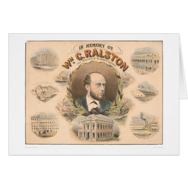 William Ralston, President of Bank of CA. (1384A) (Front Horizontal)