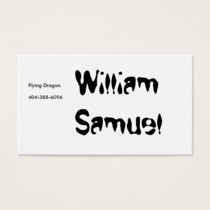 William Samuel, Flying Dragon
