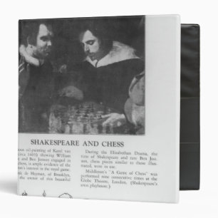 William Shakespeare and Ben Jonson Binder