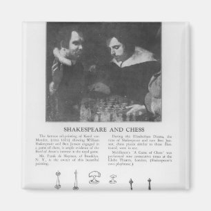 William Shakespeare and Ben Jonson Magnet