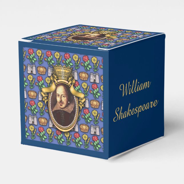 William Shakespeare Favor Box (Front Side)