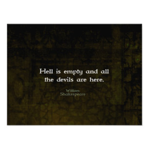 William Shakespeare Humourous Witty Quotation Photo Print
