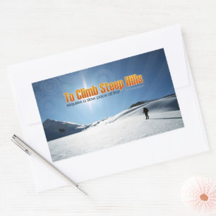 William Shakespeare Inspirational Quote "To climb" Sticker