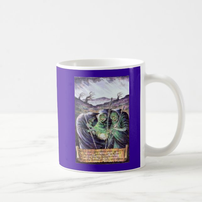 William Shakespeare Macbeth Witches Mug (Right)