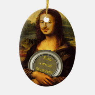 William Shakespeare Parody Ceramic Ornament
