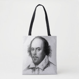 William Shakespeare Polyester Tote Bag