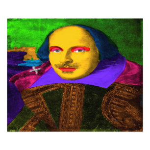 William Shakespeare Pop Art Photo Print