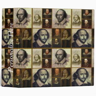 William Shakespeare Portrait Collage Binder