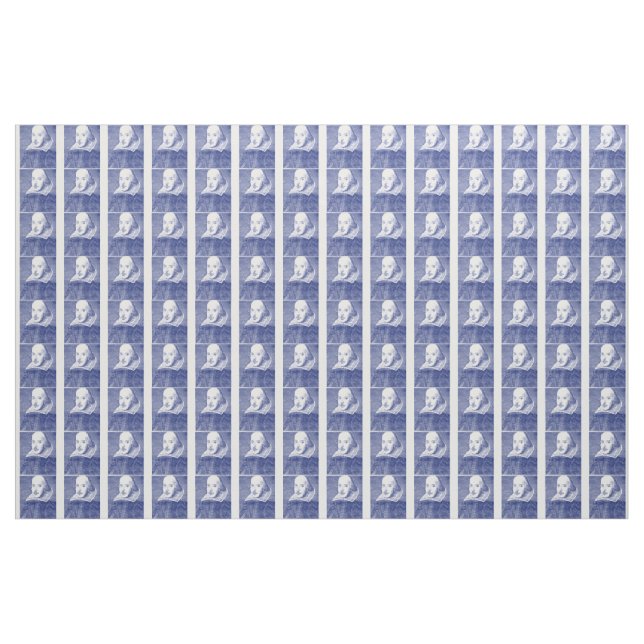 William Shakespeare Portrait First Folio Fabric (Yard)