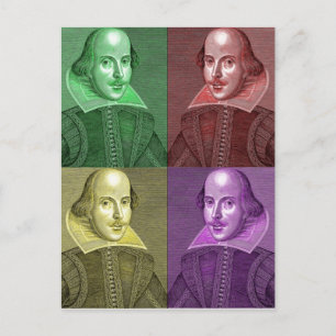 William Shakespeare Postcard