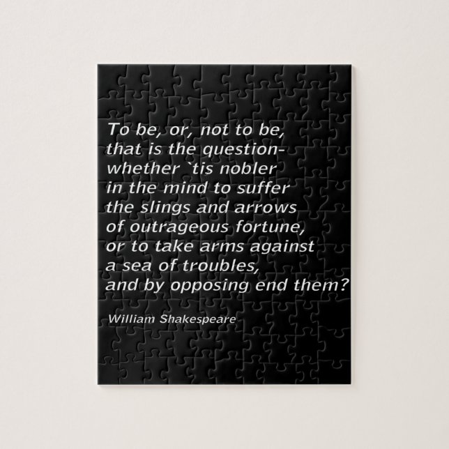William Shakespeare`s `Hamlet` Jigsaw Puzzle (Vertical)