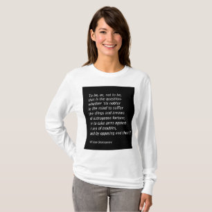 William Shakespeare`s `Hamlet` T-Shirt