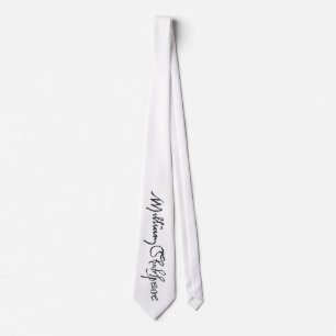 William Shakespeare Signature Tie
