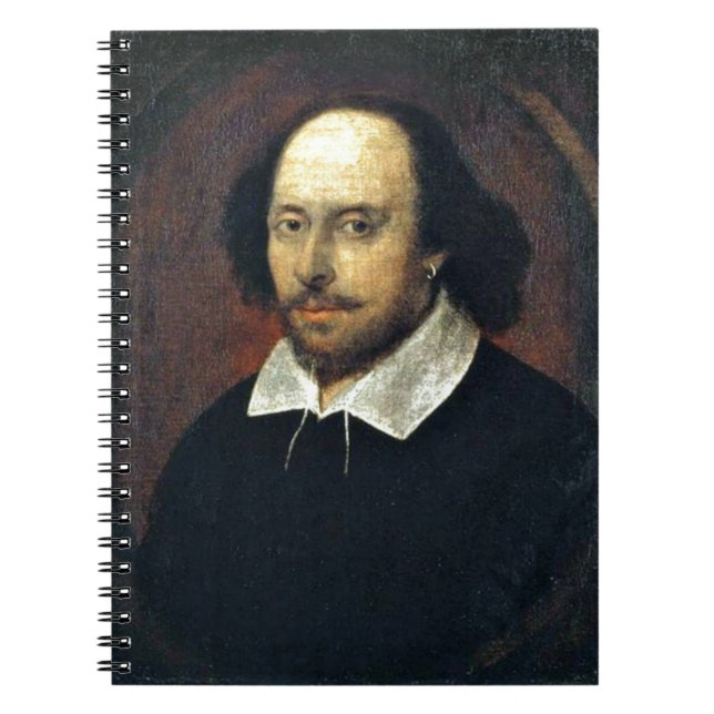 William Shakespeare Spiral Notebook (Front)