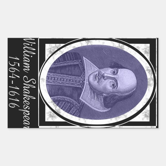 William Shakespeare Sticker (Front)