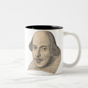 William Shakespeare Two-Tone Coffee Mug