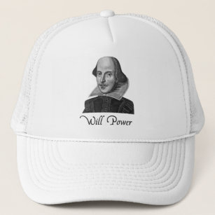William Shakespeare Will Power Trucker Hat