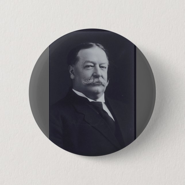 William Taft 2 Inch Round Button (Front)