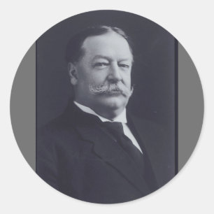 William Taft Classic Round Sticker
