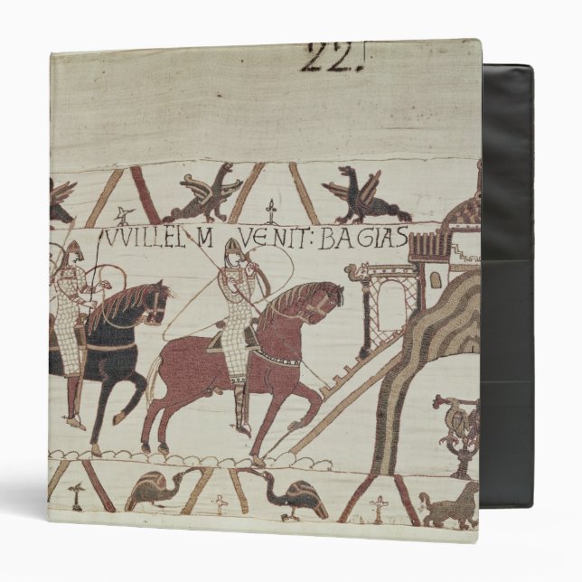 William the Conqueror  arrives at Bayeux Binder (Front/Inside)