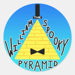 "William the SPOOKY Pyramid" sticker 2