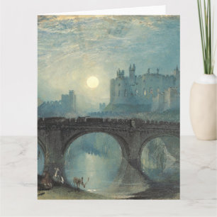 William Turner Alnwick Castle Card