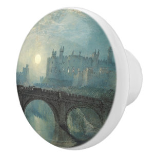William Turner Alnwick Castle Ceramic Knob