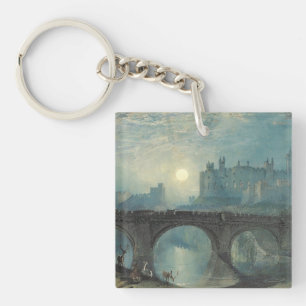 William Turner Alnwick Castle  Keychain